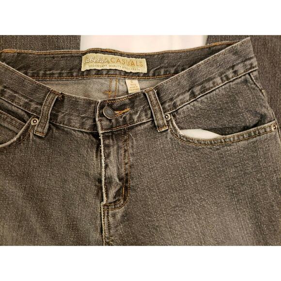 Cabelas Casuals Womens Light Grey Denim Straight Leg Jeans Size 6 - Picture 3 of 5